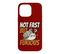 Not Fast But Furious Angry Snail Case for iPhone 14 Pro Max