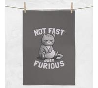 Not Fast Just Furious Tea Towel