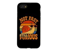 Not Fast Still Furious Snail Sunglasses Sarcastic Humor Joke Case for iPhone SE (2020) / 7/8