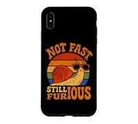 Not Fast Still Furious Snail Sunglasses Sarcastic Humor Joke Case for iPhone XS Max