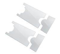 Not Flammable Acrylic Wall Guard Substance, 204 2 Set of Two