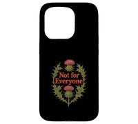 Not for Everyone Thistle Floral Design Vintage Case for iPhone 15 Pro