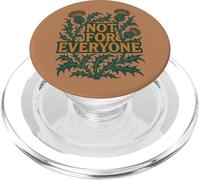 Not for Everyone Thistle Floral Design Vintage Style PopSockets PopGrip for MagSafe