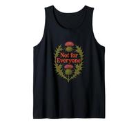 Not for Everyone Thistle Floral Design Vintage Tank Top