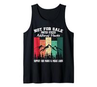 Not For Sale National Parks Support Our Parks & Public Lands Tank Top