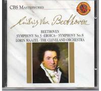 Not Found - CBS MASTERWORKS: Ludwig van Beethoven Symphony No 3 Eroica + No 8 -Lorin Maazel