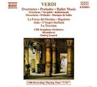 Not Found - Verdi: Overtures - Preludes - Ballet Mus