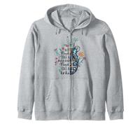 Not Fragile Like A Flower Fragile Like A Bomb Sign Language Zip Hoodie