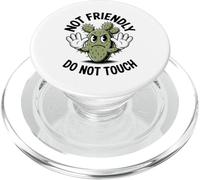 Not Friendly Do Not Touch Angry Cactus Humor PopSockets PopGrip for MagSafe