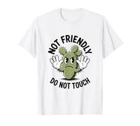 Not Friendly Do Not Touch Angry Cactus Humor T-Shirt