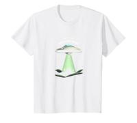 Not from Around Here: Alien Visitor Sci-Fi Humor T-Shirt, Kids, White, 2 Years