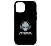 Not From This Planet Alien with Headphones Case for iPhone 12/12 Pro