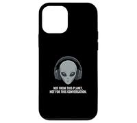 Not From This Planet Alien with Headphones Case for iPhone 12 mini