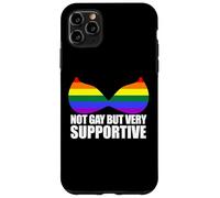 NOT GAY BUT VERY SUPPORTIVE LGBT Straight Ally Bra Meme Case for iPhone 11 Pro Max