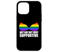 NOT GAY BUT VERY SUPPORTIVE LGBT Straight Ally Bra Meme Case for iPhone 12 Pro Max