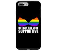 NOT GAY BUT VERY SUPPORTIVE LGBT Straight Ally Bra Meme Case for iPhone 7 Plus/8 Plus