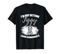 Not Getting Jiggy PD Patients Funny Parkinson's Disease T-Shirt