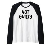 NOT Guilty Raglan Baseball Tee