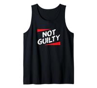 Not Guilty Saying, Graphic Tank Top