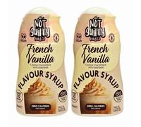 Not Guilty Zero Calorie Barista French Vanilla Syrup Concentrate 60ml x 2, Sugar & Fat Free, Vegan Sweetener - Perfect for SkinnyCoffees and Shakes with Welari Thank You Card | (2 Pack)