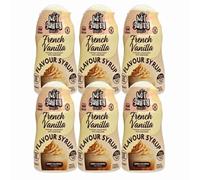 Not Guilty Zero Calorie Barista French Vanilla Syrup Concentrate 60ml x 6, Sugar & Fat Free, Vegan Sweetener - Perfect for SkinnyCoffees and Shakes with Welari Thank You Card | (6 Pack)