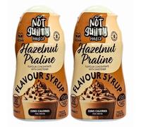 Not Guilty Zero Calorie Barista Hazelnut Praline Syrup Concentrate 60ml x 2, Sugar & Fat Free, Vegan Sweetener - Perfect for SkinnyCoffees and Shakes with Welari Thank You Card | (2 Pack)
