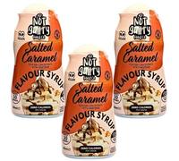 Not Guilty Zero Calorie Barista Salted Caramel Syrup Concentrate 60ml x 3, Sugar & Fat Free, Vegan Sweetener - Perfect for SkinnyCoffees and Shakes with Welari Thank You Card | (3 Pack)
