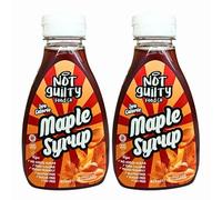Not Guilty Zero Calorie Maple Flavour Syrup 425ml x 2, Sugar & Fat Free, Vegan Sweetener - Perfect for SkinnyCoffees and Smoothies with Welari Thank You Card | (2 Pack)