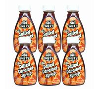 Not Guilty Zero Calorie Salted Caramel Syrup 425ml x 6, Sugar & Fat Free, Vegan Sweetener - Perfect for SkinnyCoffees and Smoothies with Welari Thank You Card | (6 Pack)
