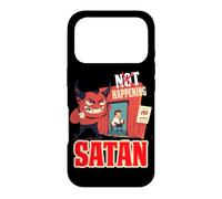 NOT HAPPENING SATAN Case for iPhone 17 Pro