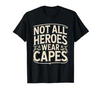 Not Heroes Wear Capes Coast Guard Spouse Military Pride T-Shirt