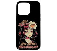 Not Hungry Just Anime Influenced Meme Quote Case for iPhone 15 Pro Max