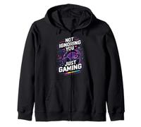 Not Ignoring You Just Gaming Zip Hoodie