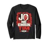 Not in My Name Albanian Flag UCK Vintage T-Shirt Long Sleeve T-Shirt