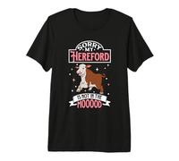 Not in The Mood - Hereford Cattle Premium T-Shirt