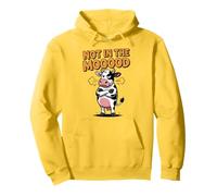 Not In The Moooood Funny Cow Animal Humor Men Women Kids Pullover Hoodie