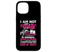 Not Just A Barrel Racer Funny Barrel Racing Girl Women Case for iPhone 15