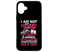 Not Just A Barrel Racer Funny Barrel Racing Girl Women Case for iPhone 16 Plus