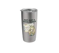 Not Just A Excel Humor Spreadsheet Funny Data Analyst Cozy Stainless Steel Insulated Tumbler