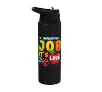 Not Just A Job It's Love Kindergarten Teacher Teacher's Day Stainless Steel Insulated Water Bottle