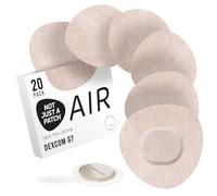 Not Just A Patch Air Dexcom G7 Adhesive Patches (20 Pack) - Stelo CGM & Dexcom G7 Over Patches with Ultra-Hold Durable Sensor Covers - Beige
