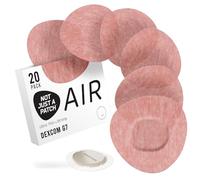 Not Just A Patch Air Dexcom G7 Adhesive Patches (20 Pack) - Stelo CGM & Dexcom G7 Over Patches with Ultra-Hold Durable Sensor Covers - Brown
