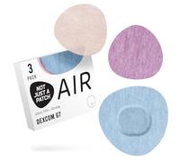 Not Just A Patch Air Dexcom G7 Adhesive Patches (3 Pack) - Stelo CGM & Dexcom G7 Over Patches with Ultra-Hold Durable Sensor Covers - Multicolor