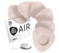 Not Just A Patch Freestyle Libre 2 Covers (20 Pack) - Thin, Strong and Light, Ultra-Long 14 Day Adhesion - Durable Lingo CGM & Libre 2 Sensor & Protector Patches - Air Libre 2 Beige