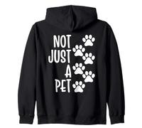 Not just a Pet Rainbow Bridge Dog Lover Zip Hoodie