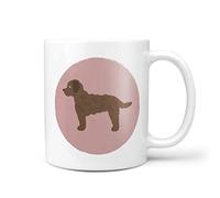 NOT JUST A PRINT Personalised Dog Mug with 27 Designs - Gift for Dog Lover, Ideal Secret Santa, Christmas Stocking Filler, Birthday, Mother’s Day or Father’s Day (Brown Cockapoo)