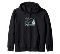 Not Just A Rash Decision Funny Dermatology For Dermatologist Zip Hoodie