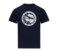 Not Just Nerds Miskatonic University Antarctic Expedition Lovecraft Inspired T-Shirt (Large, Blue)