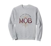 Not Just The Mother MOB Elegant Vintage Family Pride Sweatshirt, Adult Unisex, Heather Grey, XXL