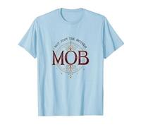 Not Just The Mother Mob Elegant Vintage Family Pride T-Shirt, Men, Baby Blue, XXL